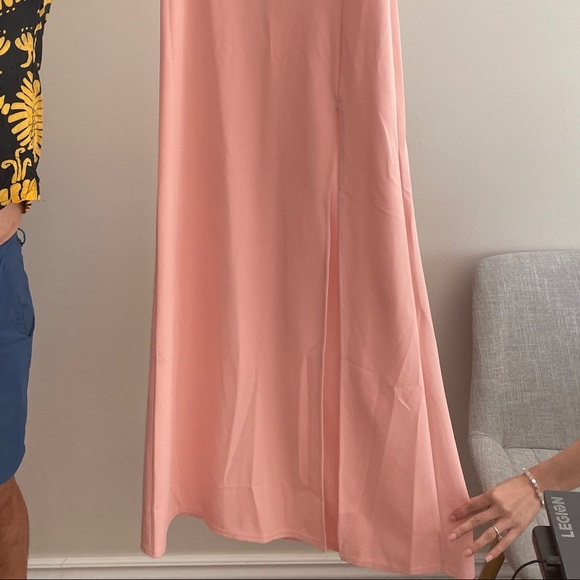 TFNC Bridesmaid maxi dress in pink NWOT - Picture 6 of 7